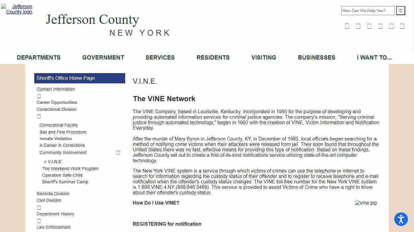 Welcome to Jefferson County, New York - V.I.N.E.